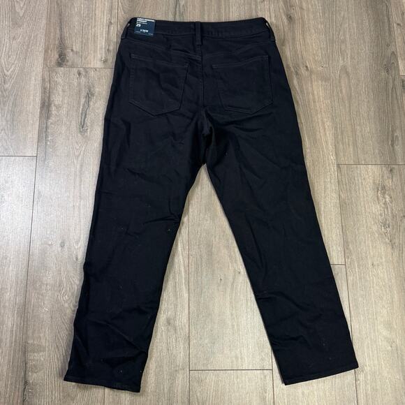J.Crew Curvy Essential Jeans Womens 29 Black Straight All-day Stretch High Rise - Picture 5 of 7